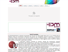 Tablet Screenshot of edmmultimedia.it